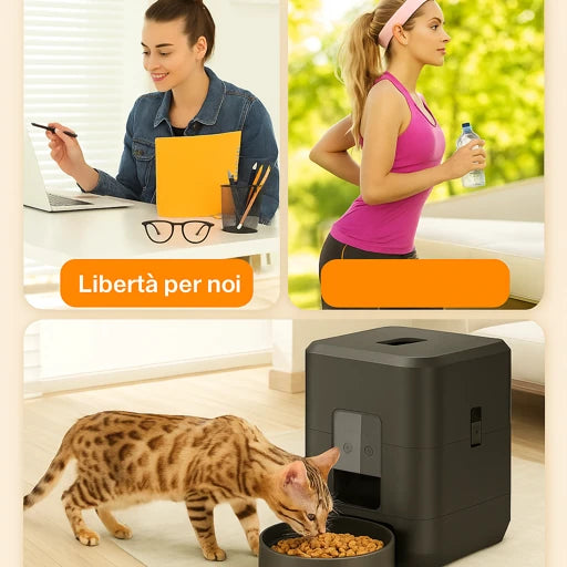 CatEase - Dispenser Automatico Smart per Gatti (Wi-Fi)