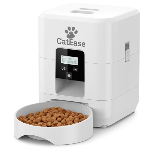 CatEase Timer Feeder – Dispenser Automatico Programmabile per Gatti (senza Wi‑Fi)