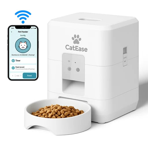 CatEase - Dispenser Automatico Smart per Gatti (Wi-Fi)